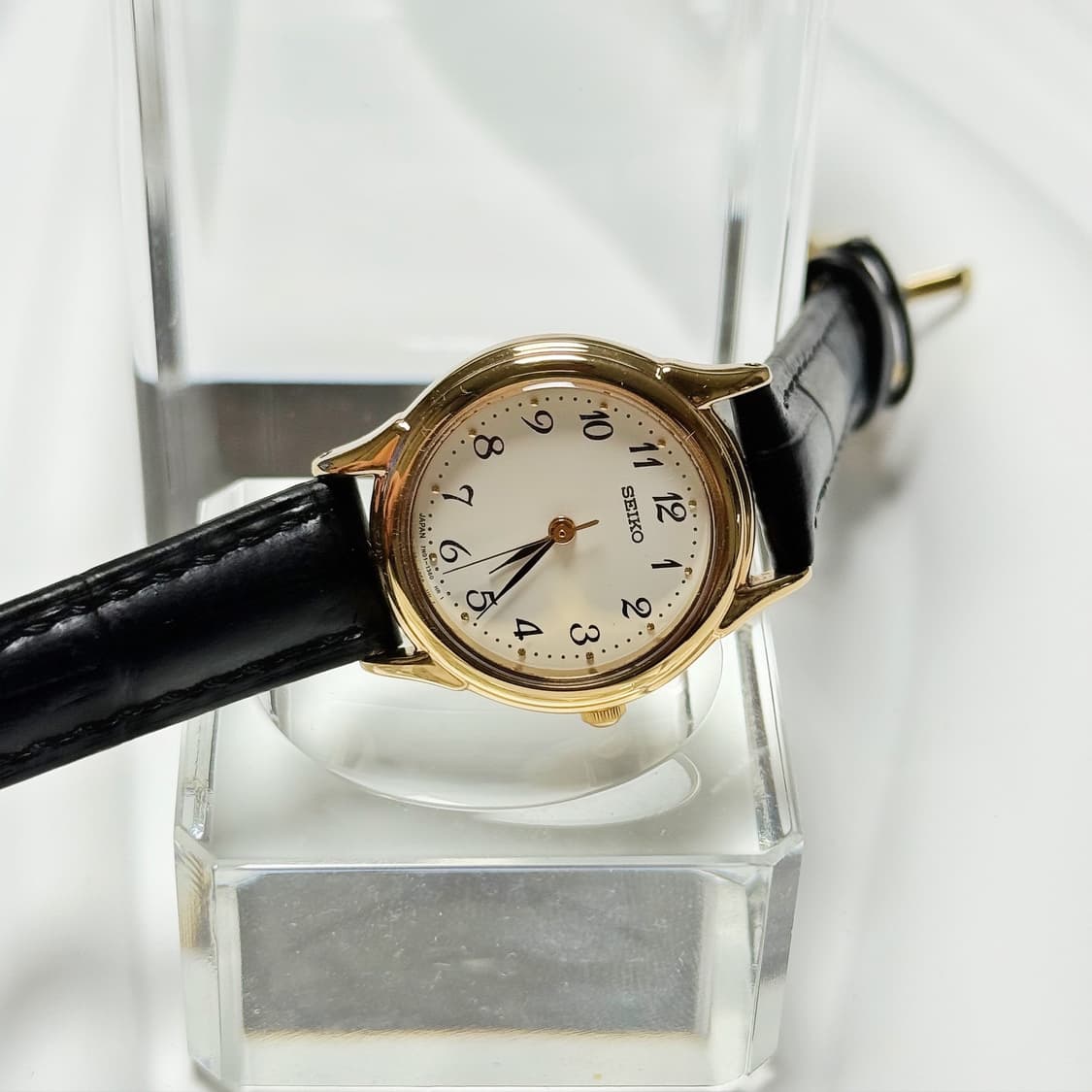 80's90's 빈티지 세이코 클래식 골드 아라비아 인덱스 워치 상품이미지1