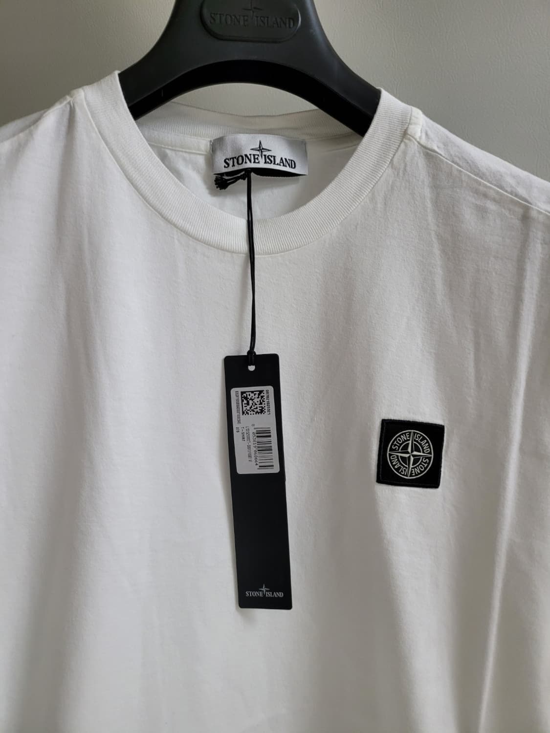 ✍️ [새상품/풀구성] 스톤아일랜드 로고 패치 티셔츠 상품이미지2