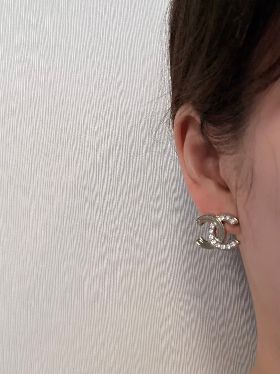 샤넬 샴페인골드 CC 언발장식 귀걸이 업사이클링 상품이미지7