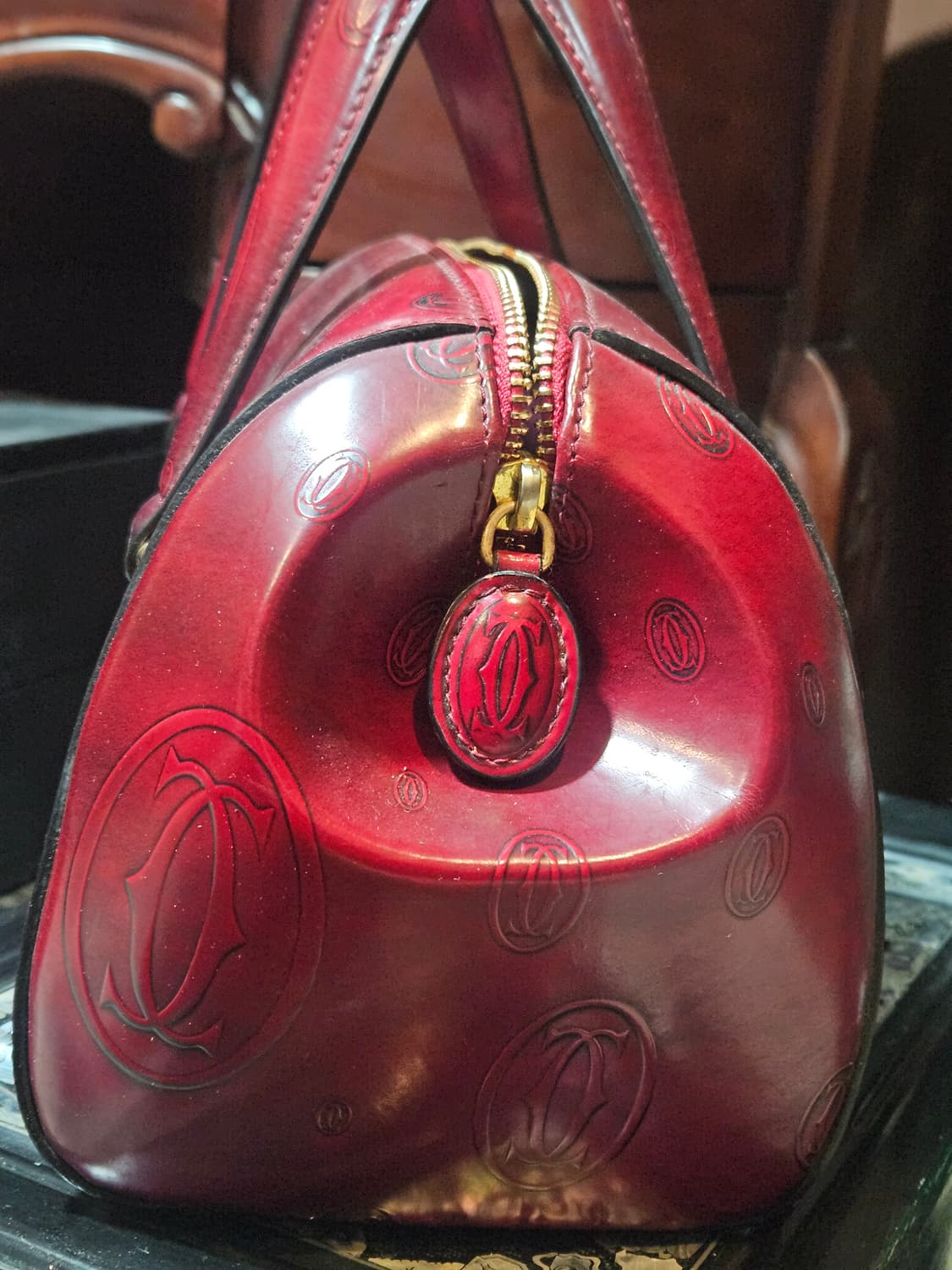 Cartier Vintage Must Boston Bag  상품이미지2