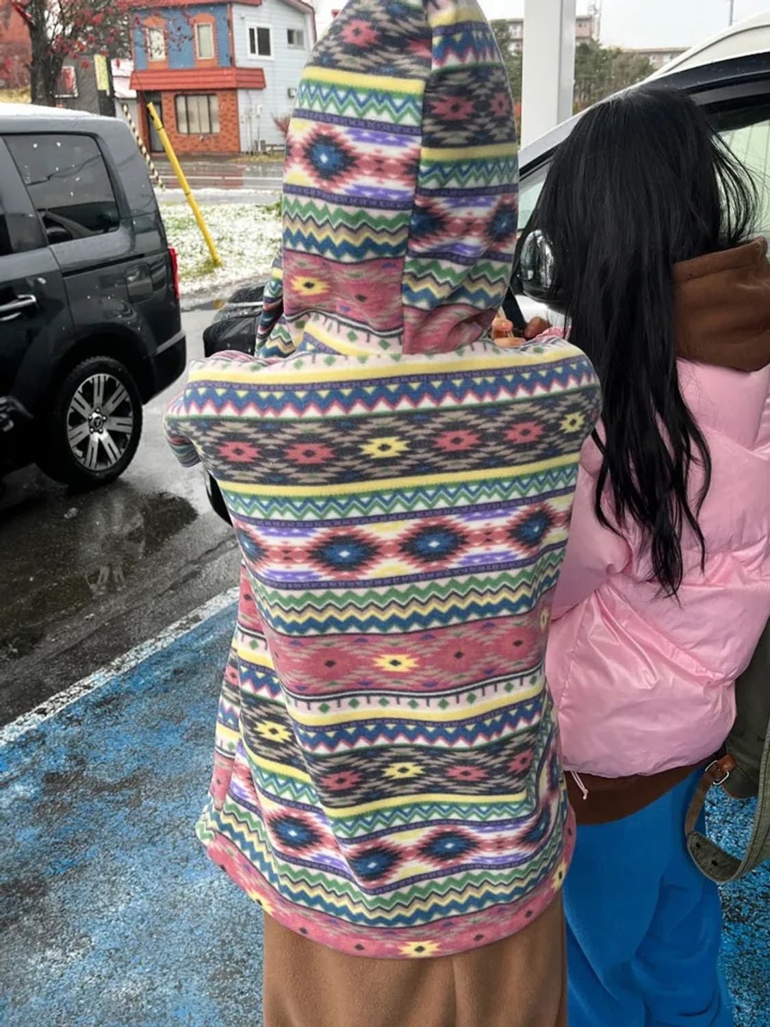 김아홉 에스닉 후리스 후디 상품이미지2