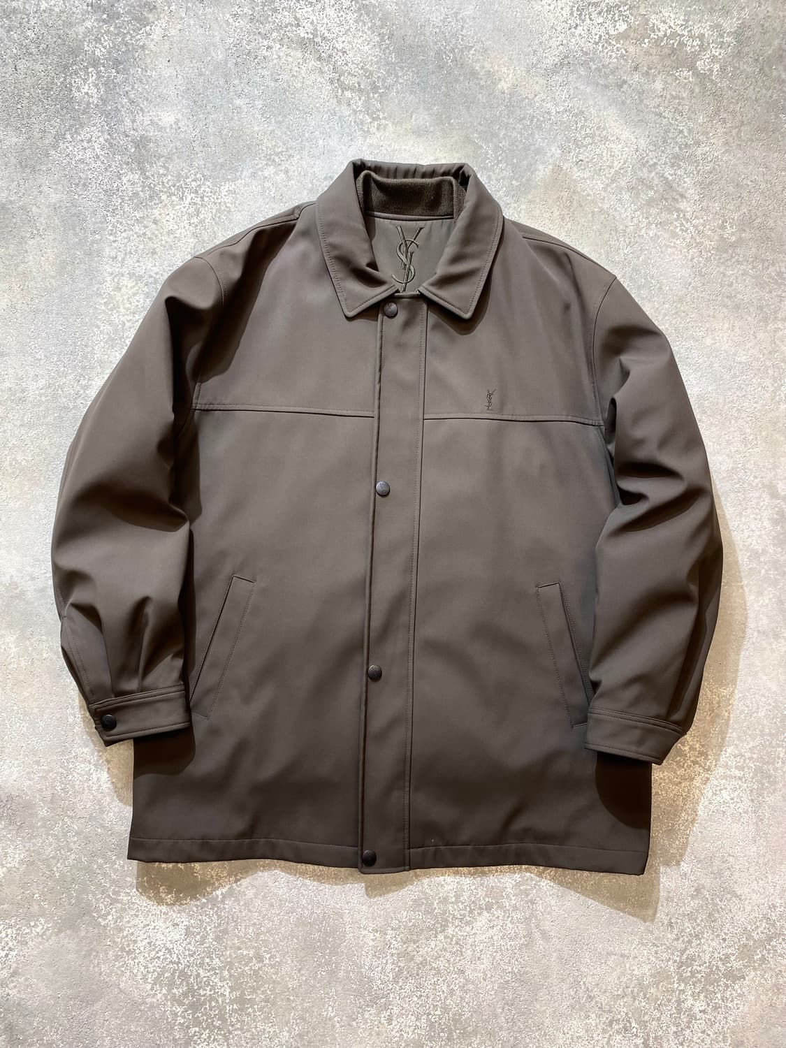 [100] 90s YSL 입생로랑 2in1 폴리쉘 집업 자켓 상품이미지1