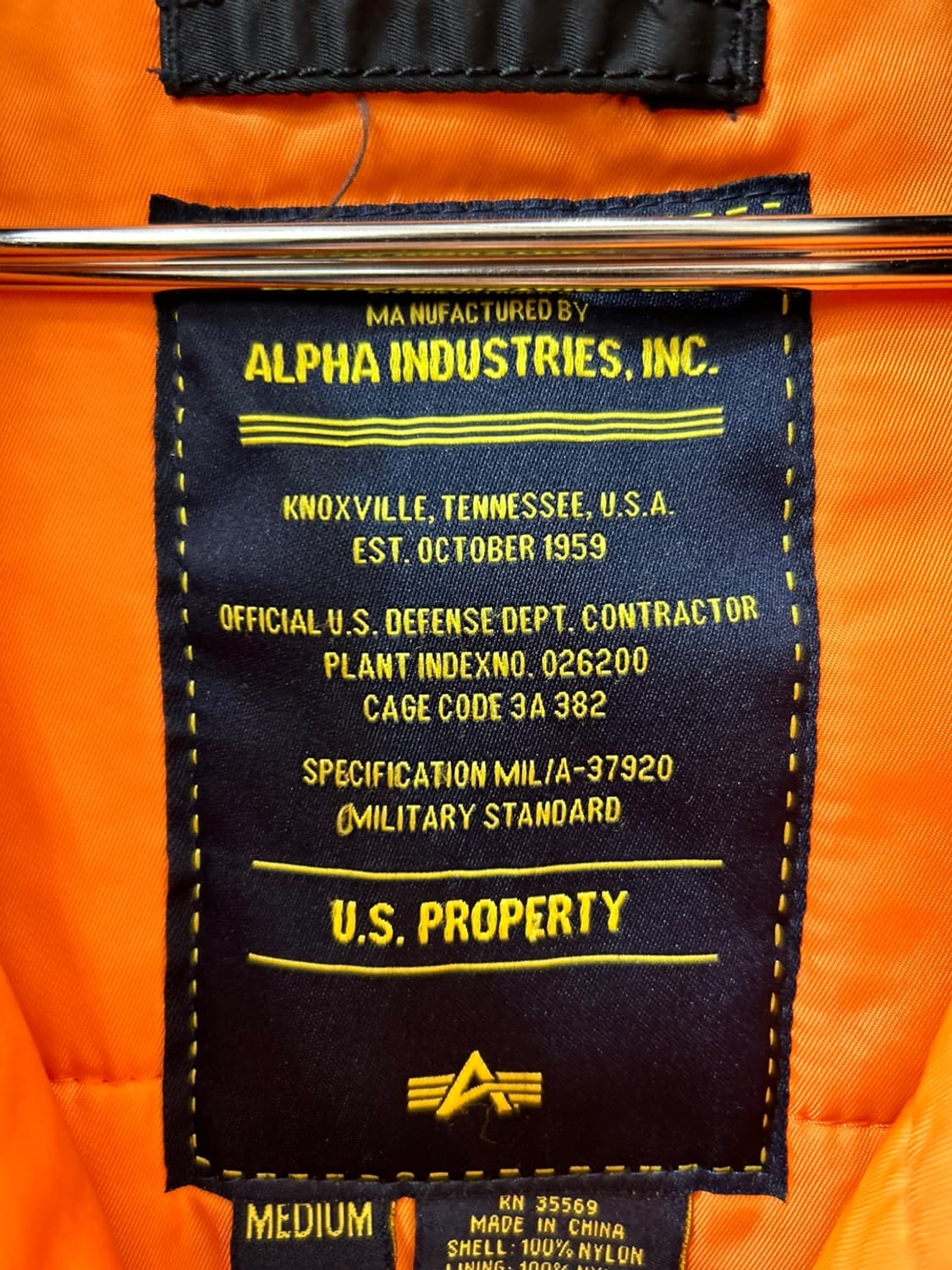 알파인더스트리 N3B 패딩후드자켓 상품이미지5