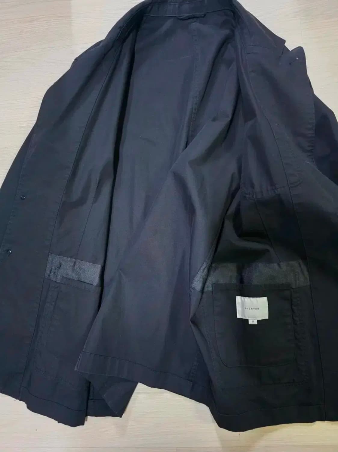 셔터 VTG 워시드 블레이저 블랙 M 상품이미지6