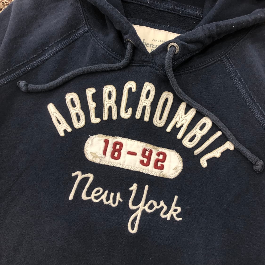L 아베크롬비 네이비 후드티 상품이미지2