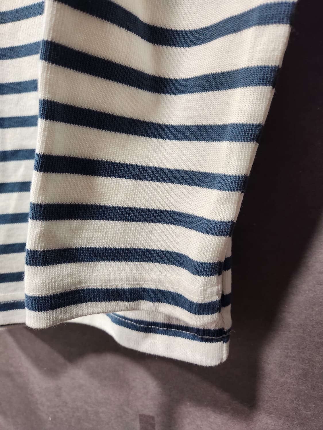 면 스트라이프 긴팔 면티셔츠 상품이미지5