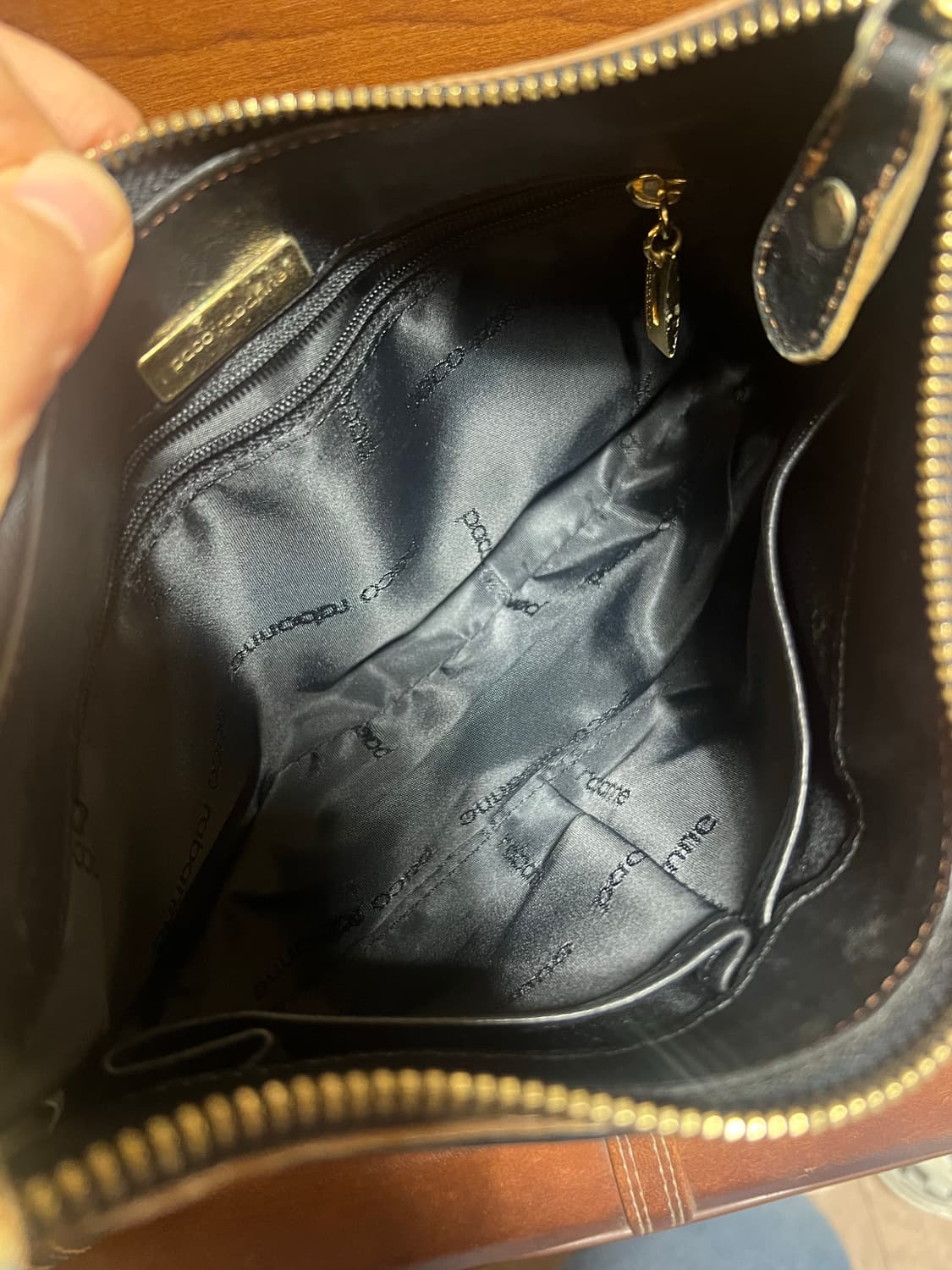 파코라반 빈티지 레더 숄더백 상품이미지6