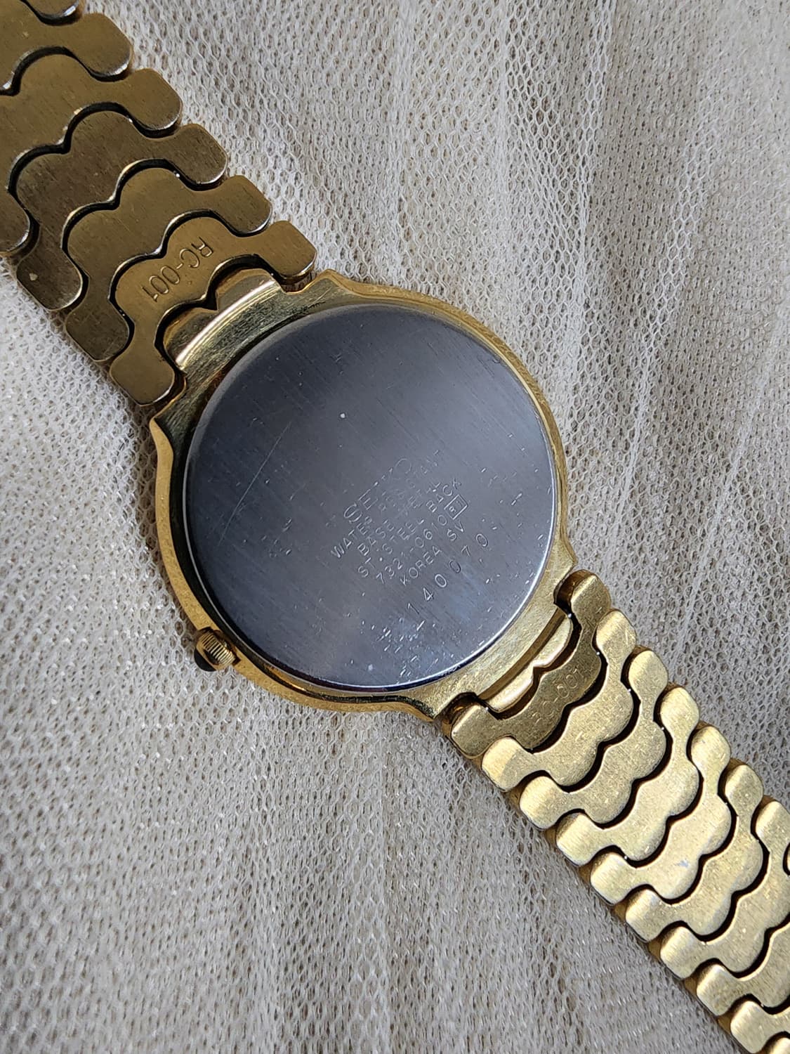 빈티지 세이코 돌체 금장 쿼츠 시계 상품이미지5