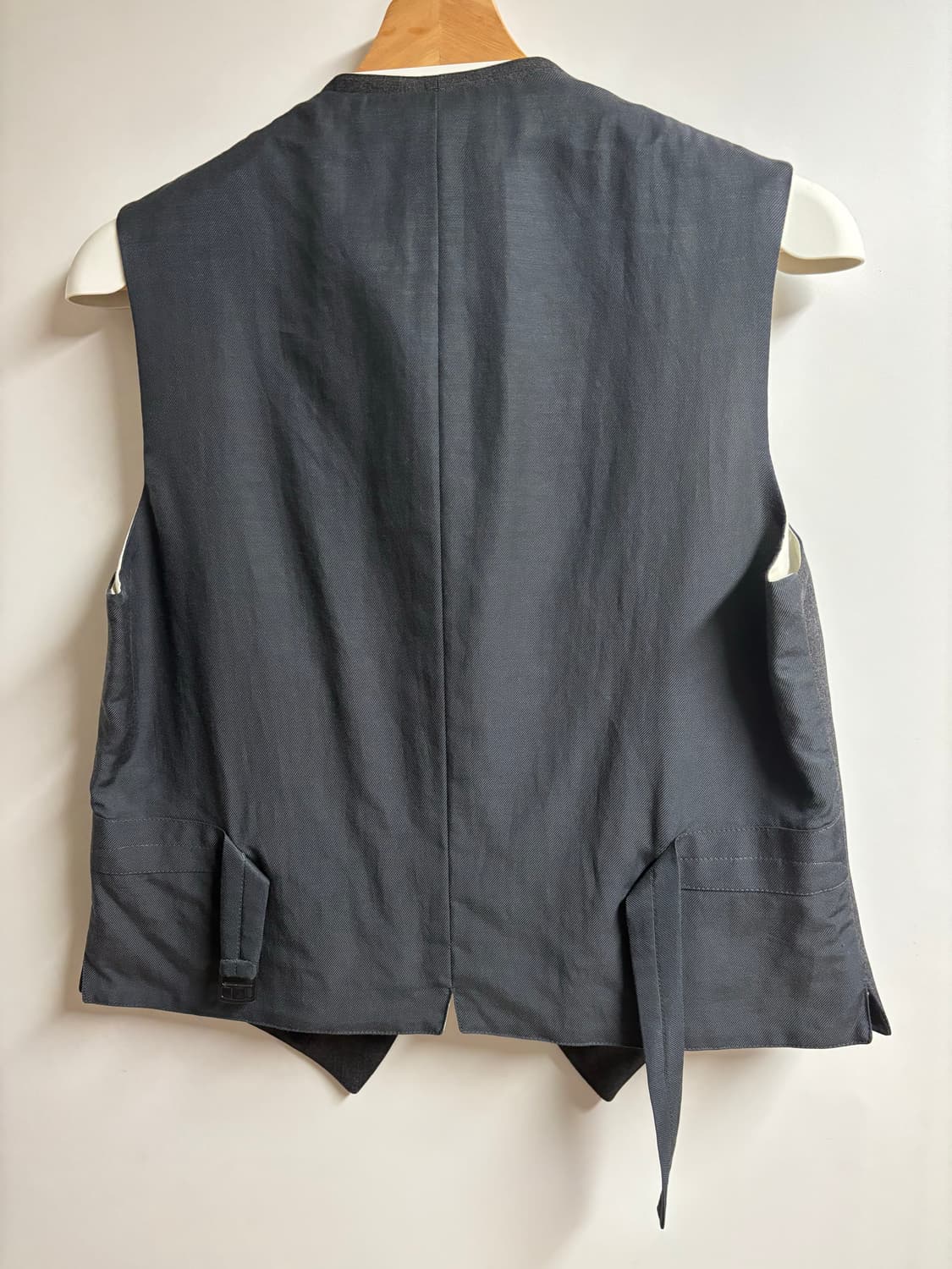 [38S/30] RRL 3피스 울수트 베스트 차콜 상품이미지3