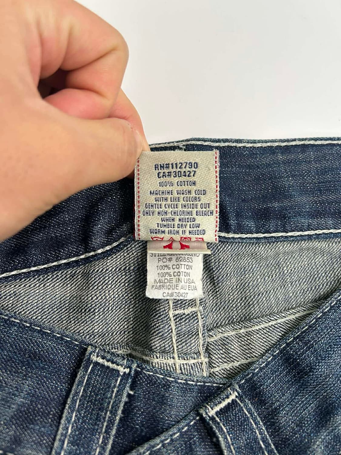 [32] 트루릴리젼 빌리 로우 부츠컷 플레어 진 데님 팬츠 상품이미지5