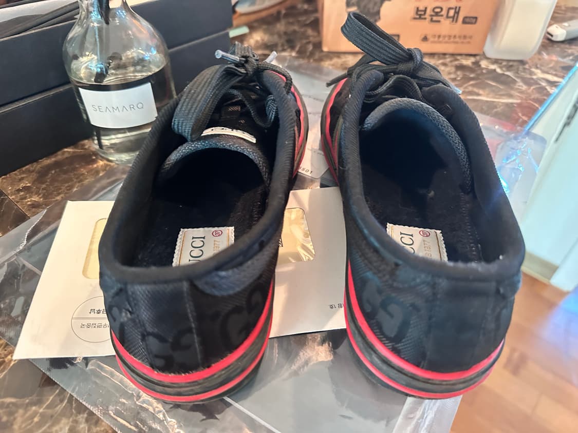 1회착 구찌 스니커즈 37  상품이미지2