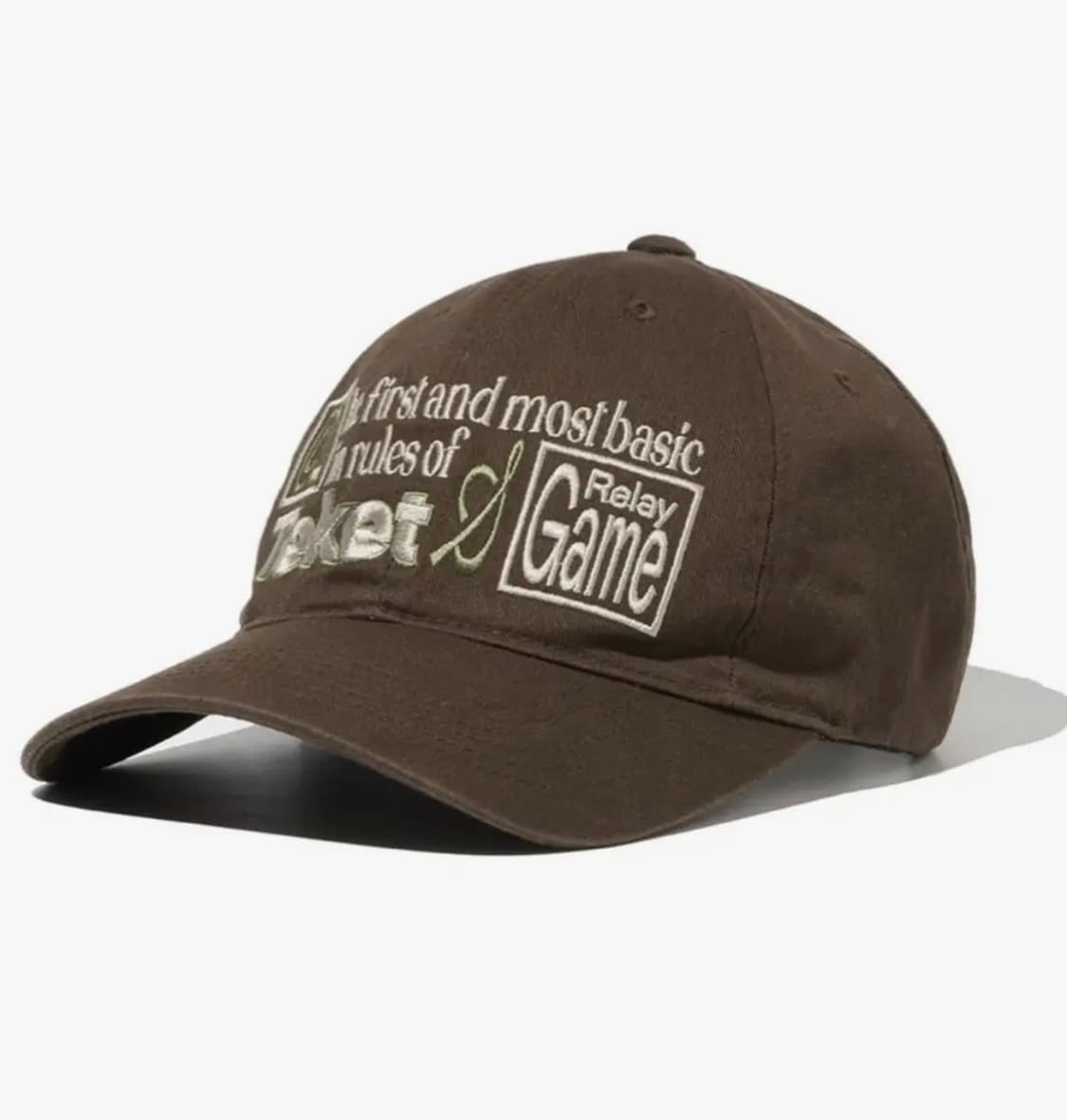테켓 볼캡 브라운 모자 Teket  Manual Cap Brown 갈색 상품이미지1