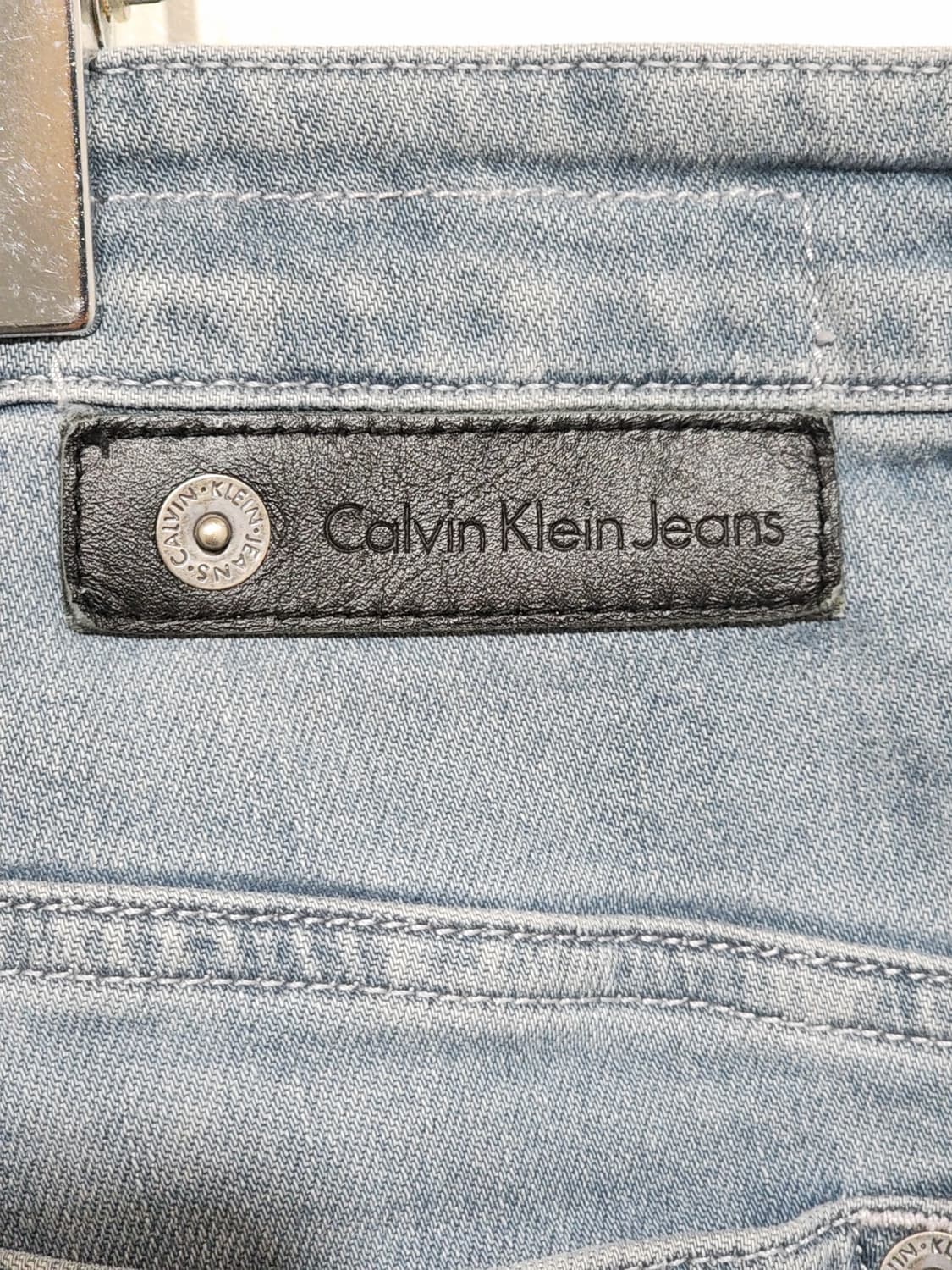 (35) 캘빈클라인 청바지 연청 CK 데님팬츠 스판  상품이미지6