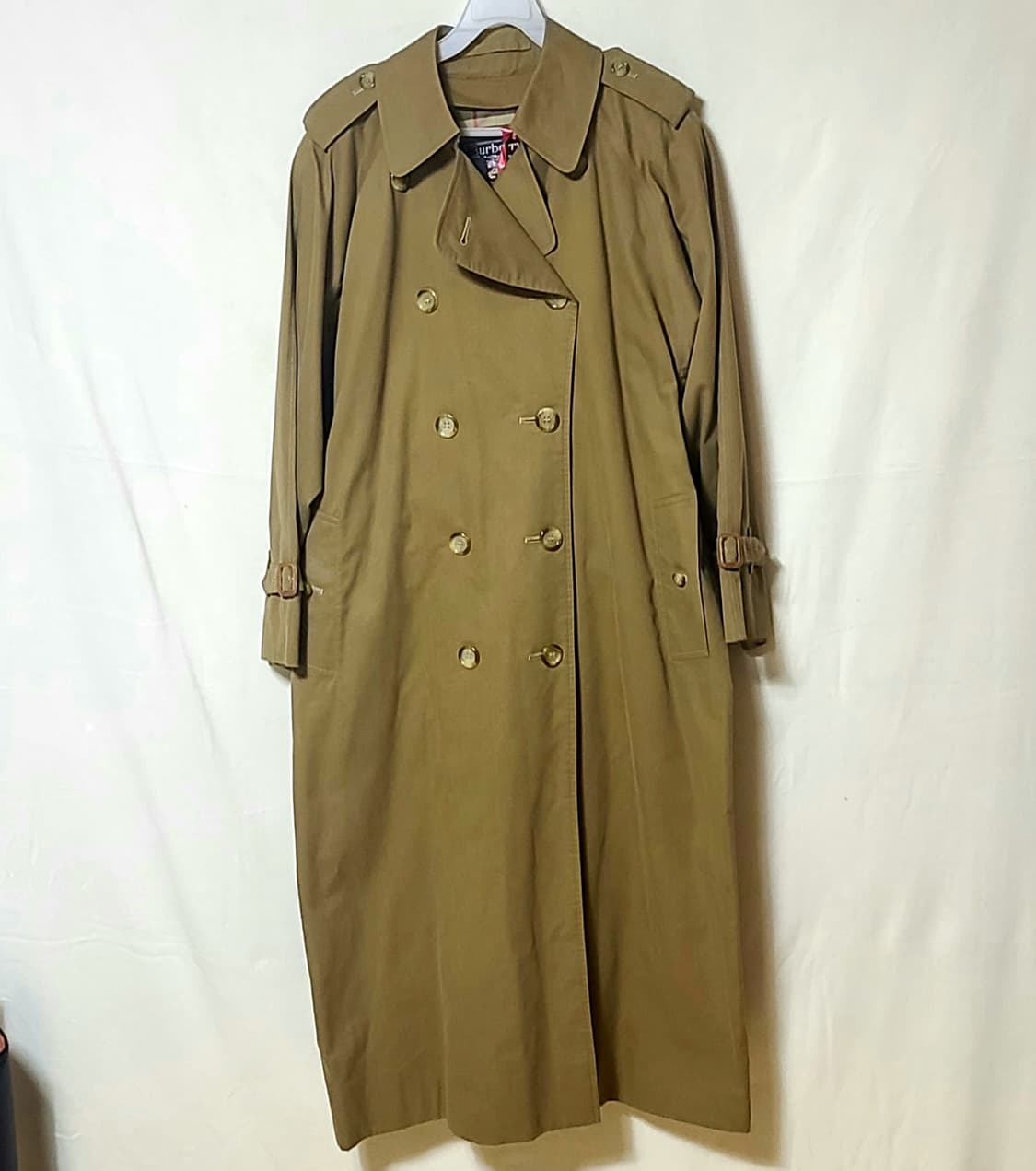 Burberrys 버버리 90's 노바체크 더블 트렌치코트 상품이미지6