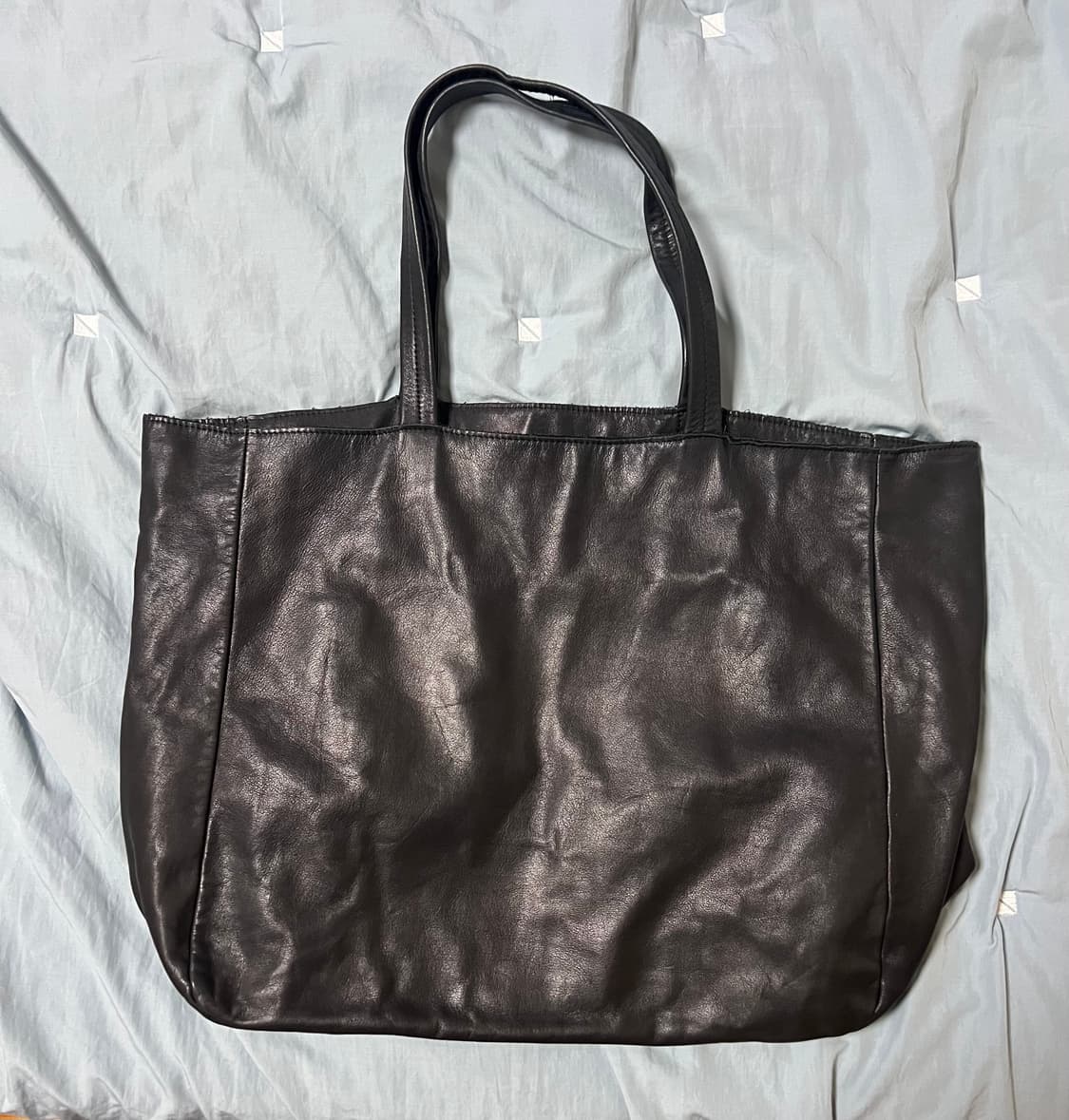 빈티지 레더 토트백 상품이미지1