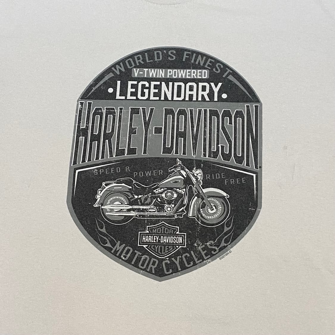 미국 빈티지 할리데이비슨 라스베가스 레전더리 반팔티 상품이미지3