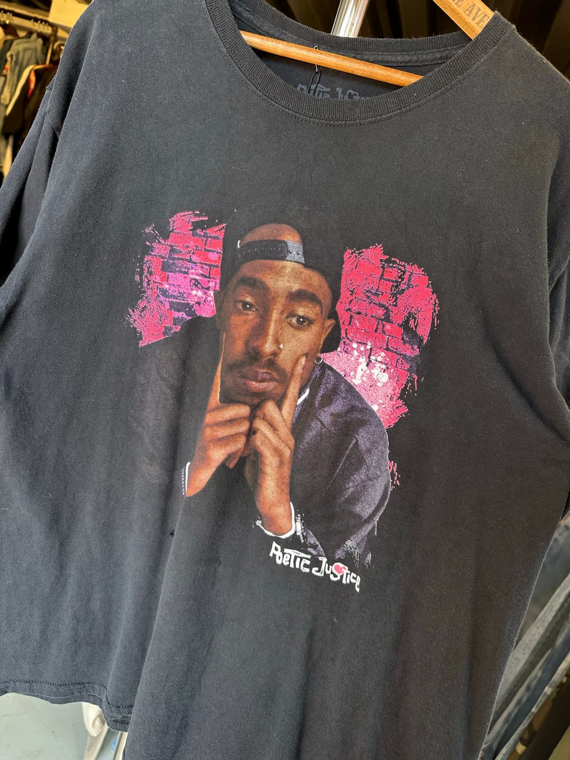 투팍 2pac 래퍼 프린팅 티셔츠 상품이미지3