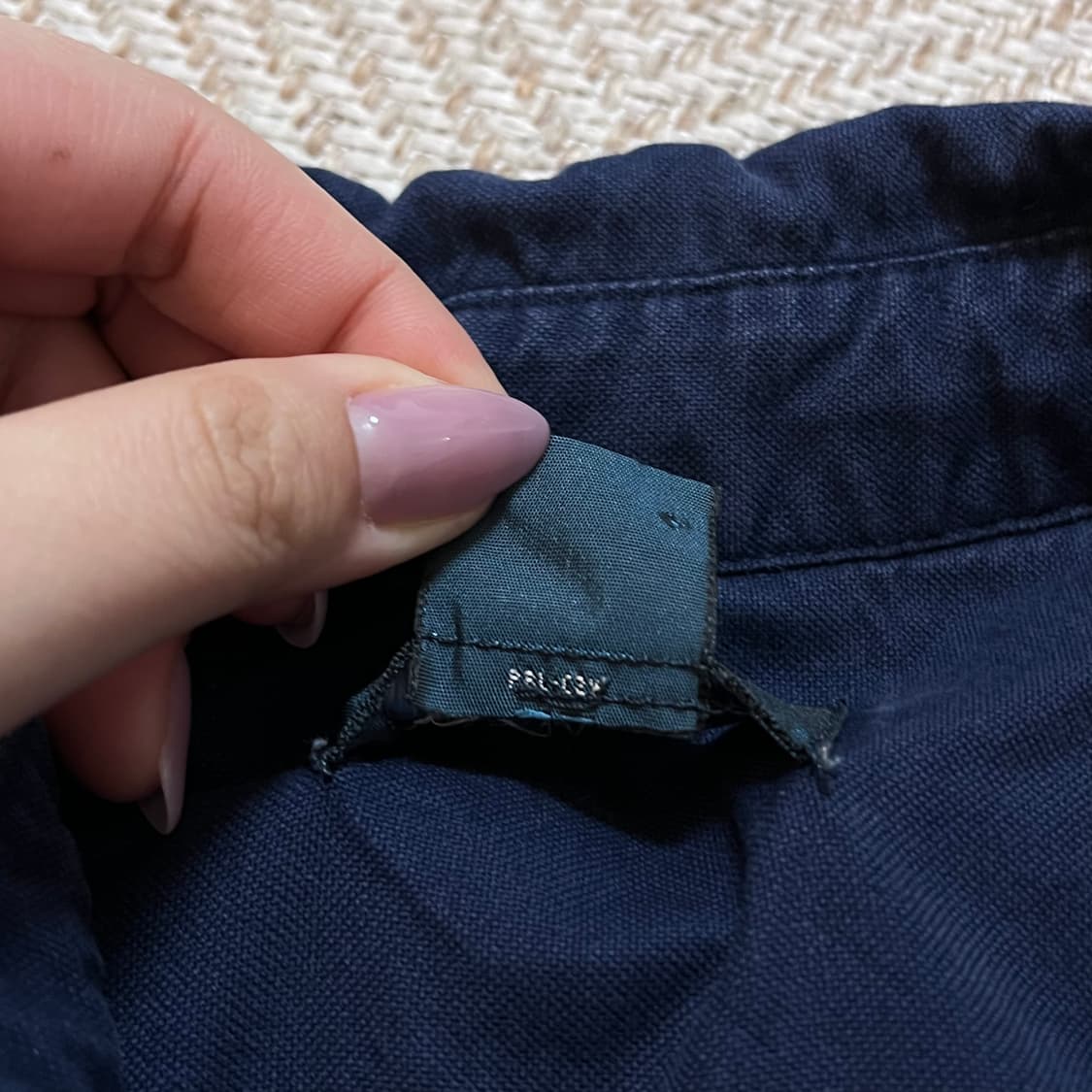 [정품] 폴로 네이비 / 레드빅포니 솔리드 셔츠 [ 실확 ] 상품이미지4