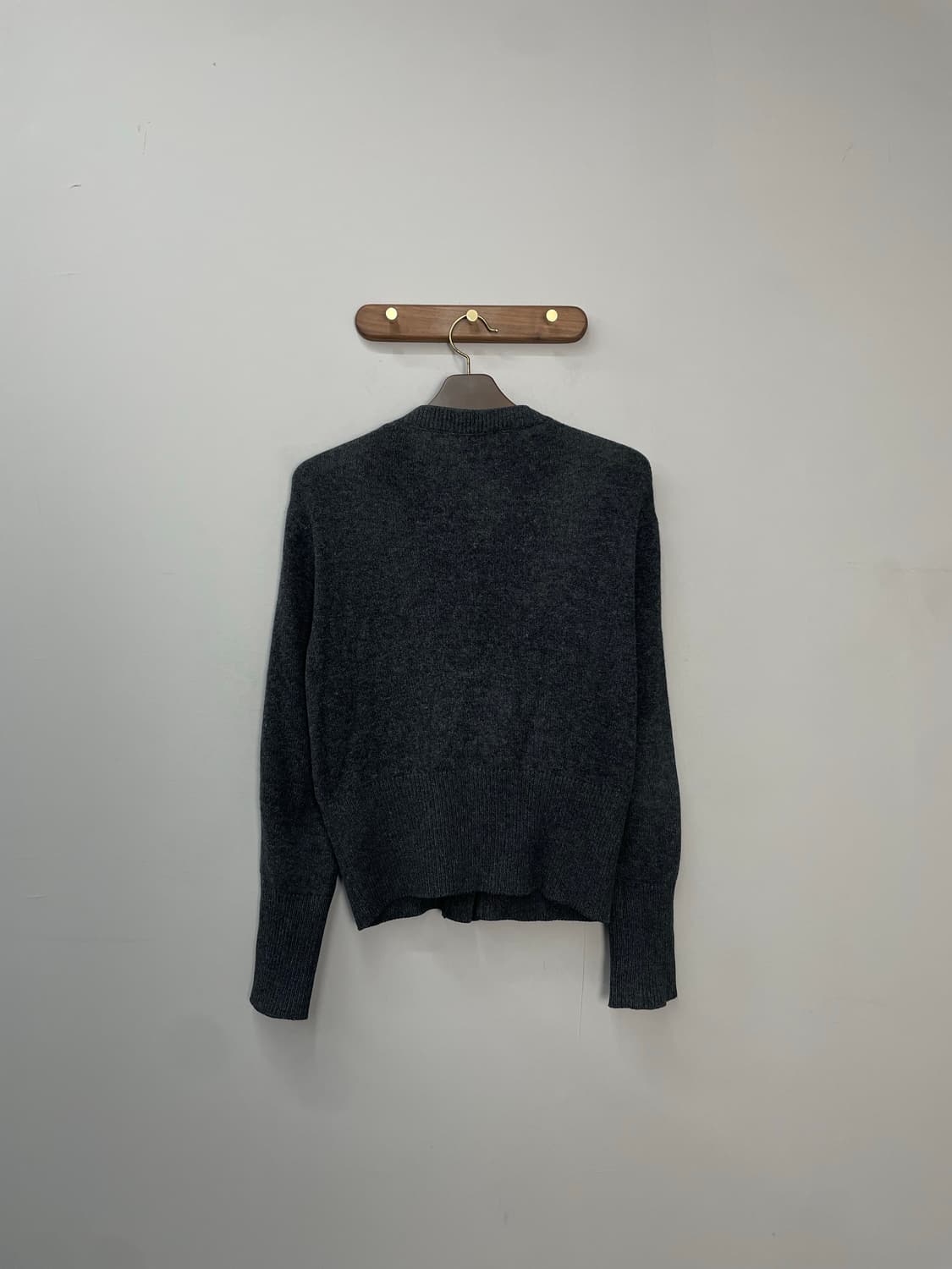 메종 키츠네 베이비 폭스 패치 라운드넥 가디건 H1016 상품이미지4