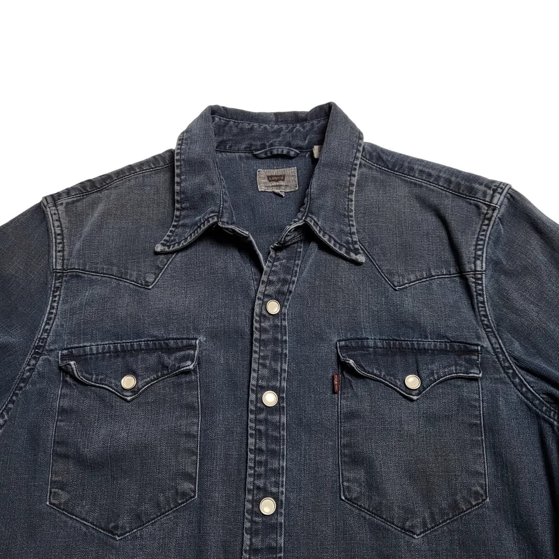리바이스 중청 웨스턴 셔츠 S 상품이미지2