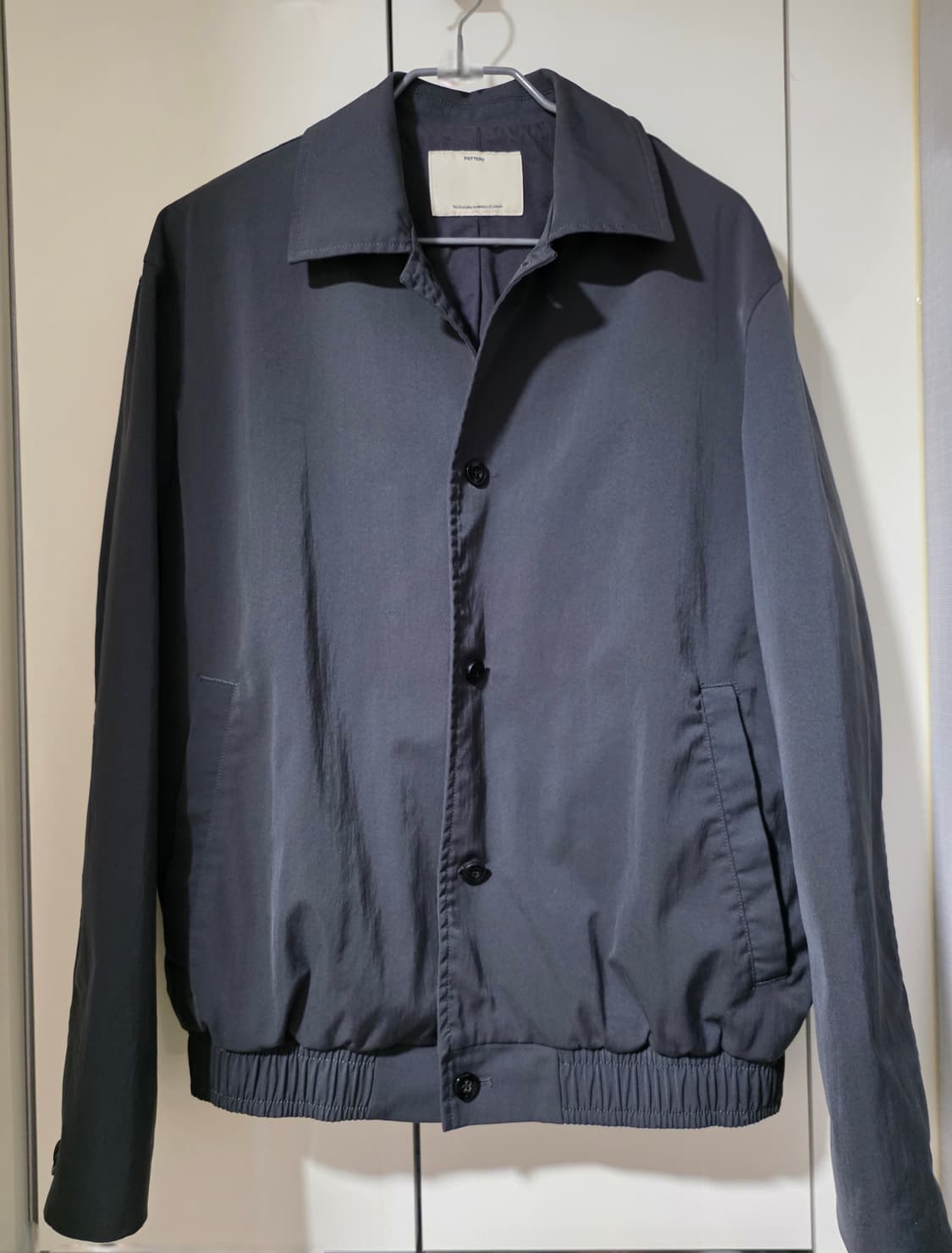 포터리 나일론 블루종 차콜 2사이즈 상품이미지1