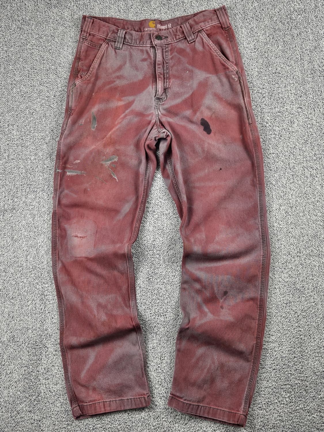 칼하트 카펜터 다잉 워시드 커스텀 워크팬츠 (32 X 32) / 9988 상품이미지1