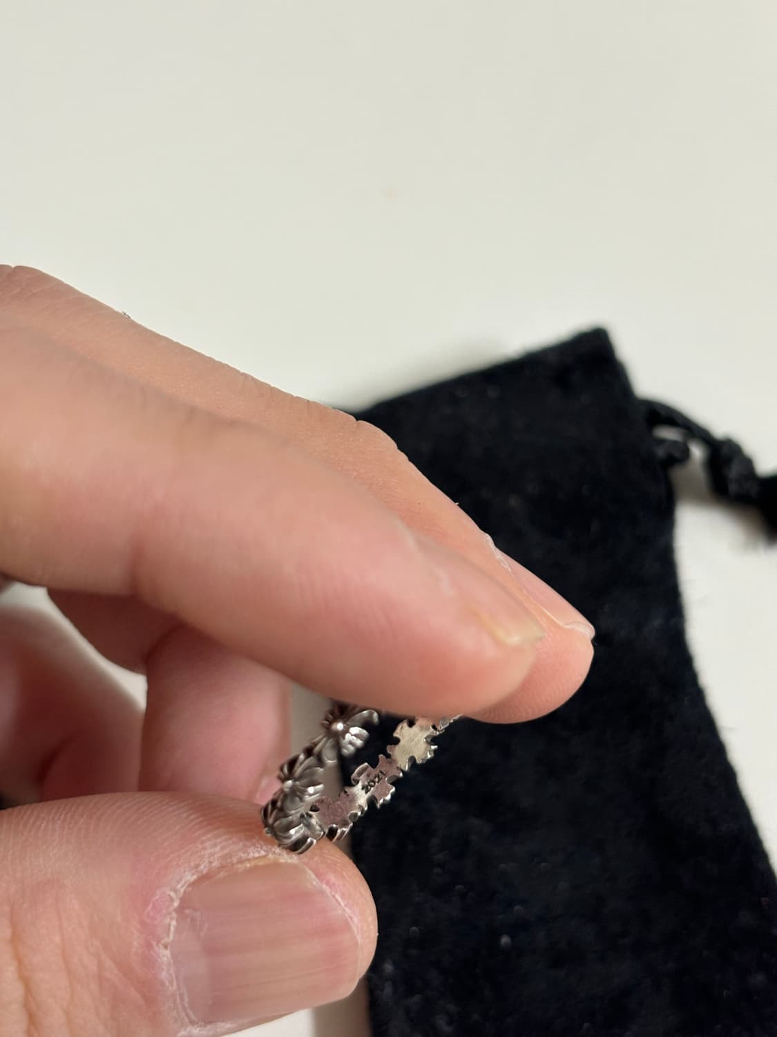 [US5] 크롬하츠 ch 밴드링 실버 상품이미지9