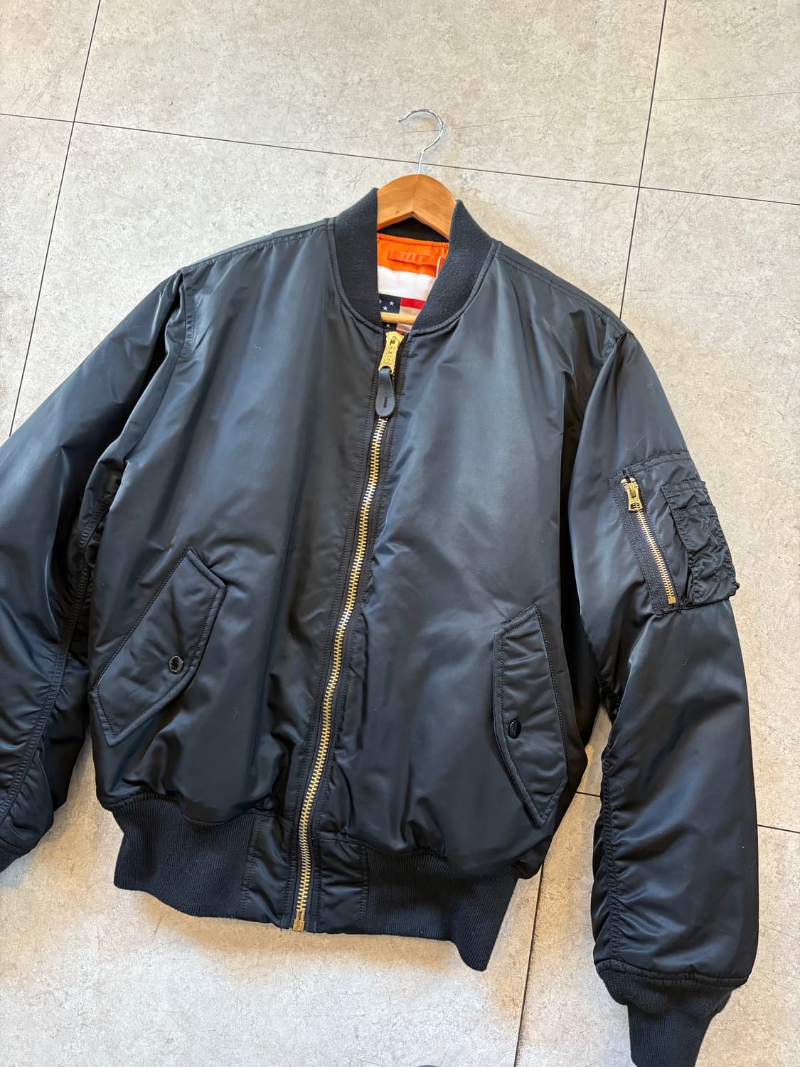 Alpha industries 알파 인더스트리 ma-1 양면 항공점퍼 상품이미지2