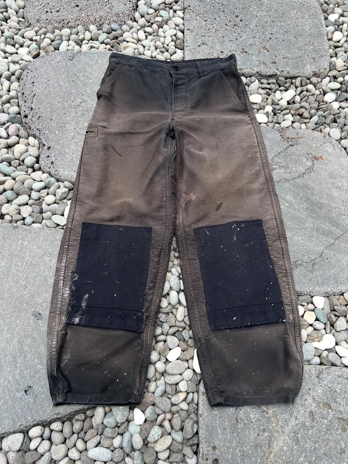 (30인치)OLD EURO BEAUFORT 블랙몰스킨워크팬츠 상품이미지1