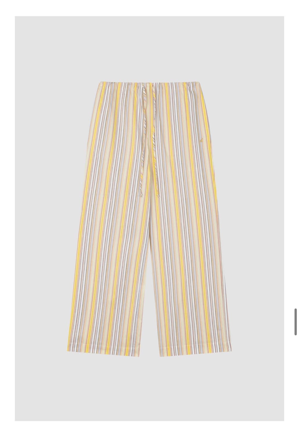 오버듀플레어 STRIPE WIDE PANTS_YELLOW 상품이미지6