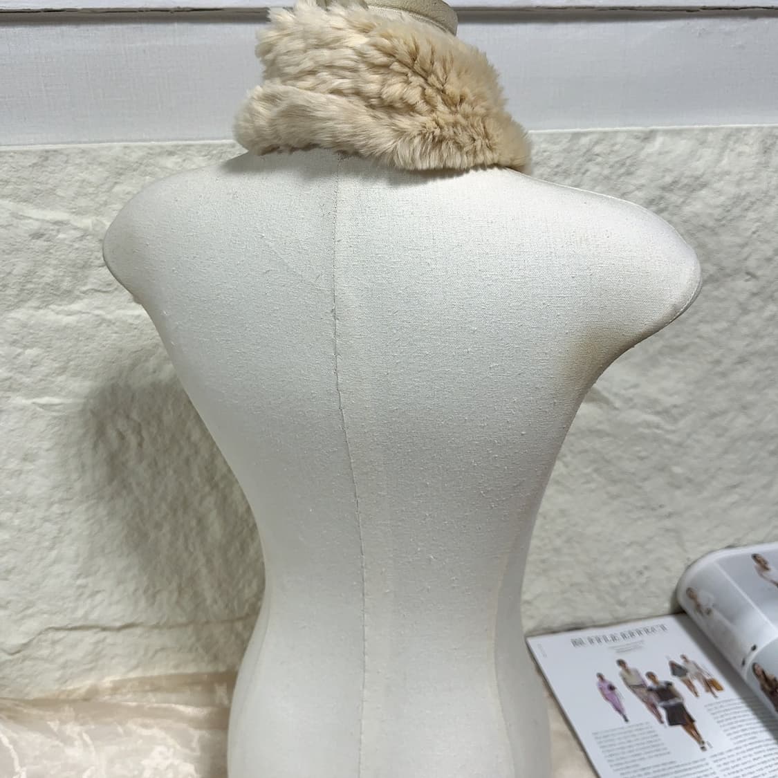 빈티지 래빗 토끼털 목도리 스카프 상품이미지3