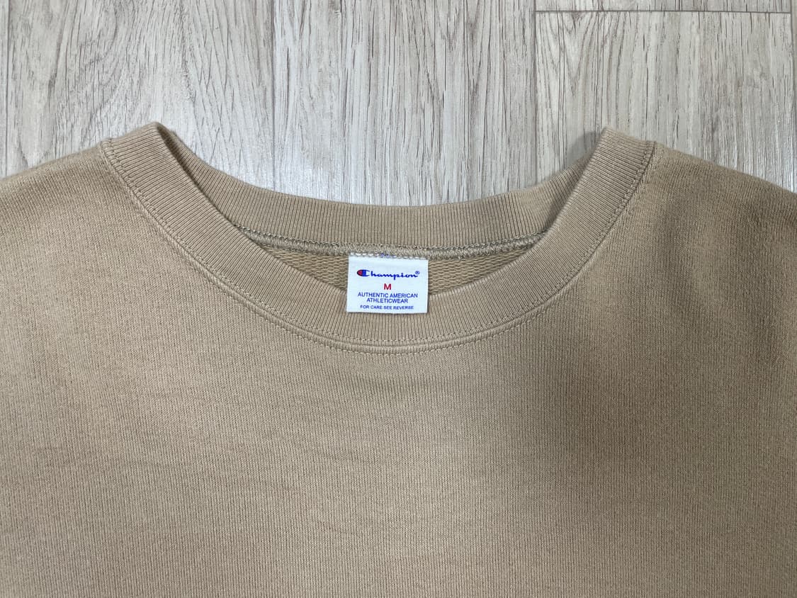 105) 80's 복각 챔피온 재팬 절개 가오리핏 맨투맨 상품이미지3