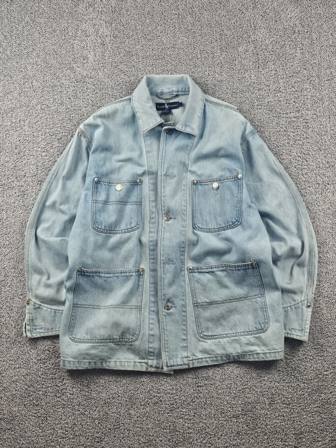 80's 폴로랄프로렌 데님 엔지니어 초어 자켓 ( L ) / 10615 상품이미지1