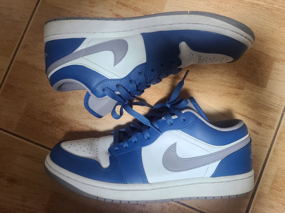 나이키 조던1로우 트루블루 270(265추천) 상품이미지5