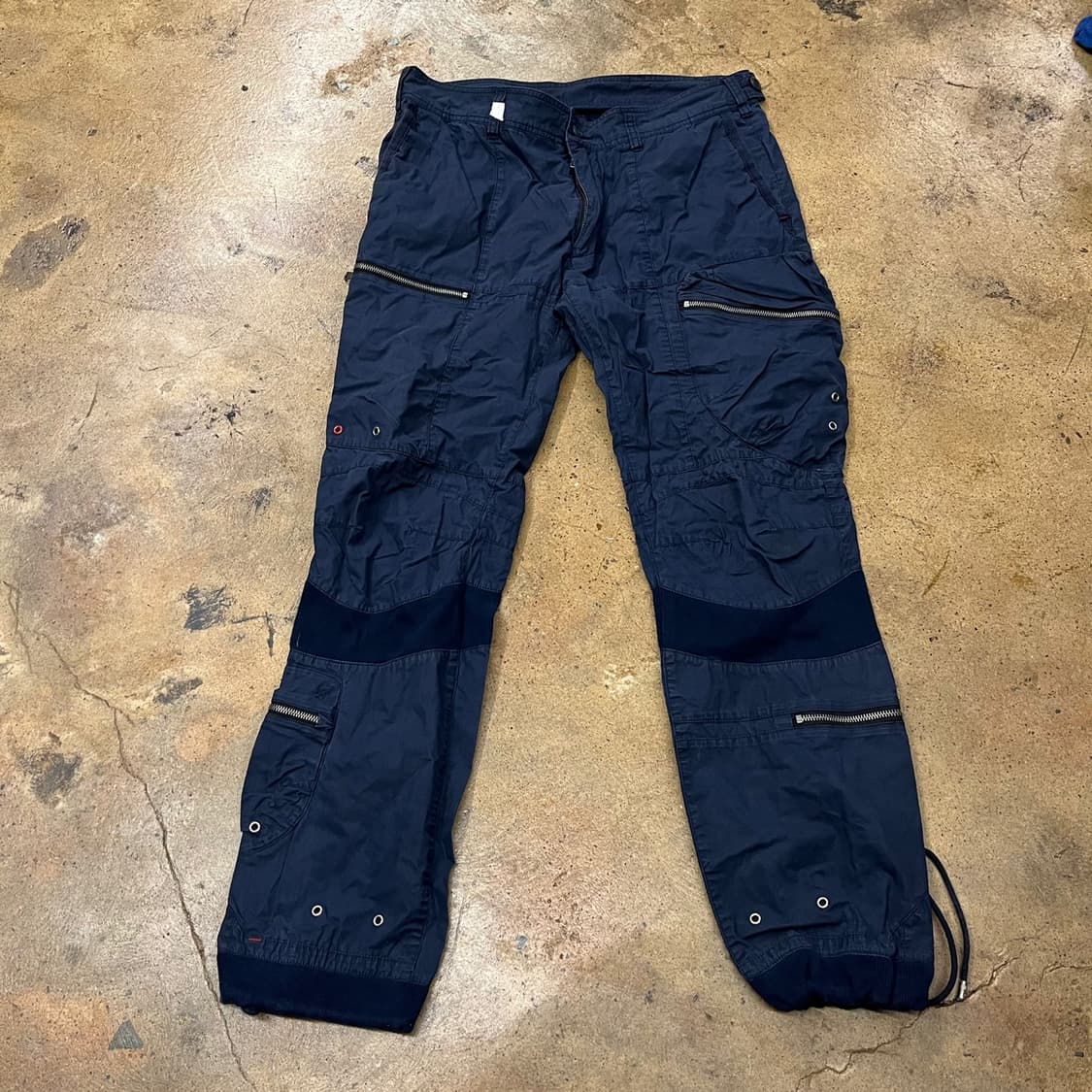 [정품/34] 랄프로렌 RLX 네이비 지퍼 디테일 카고 바지 b14 상품이미지2