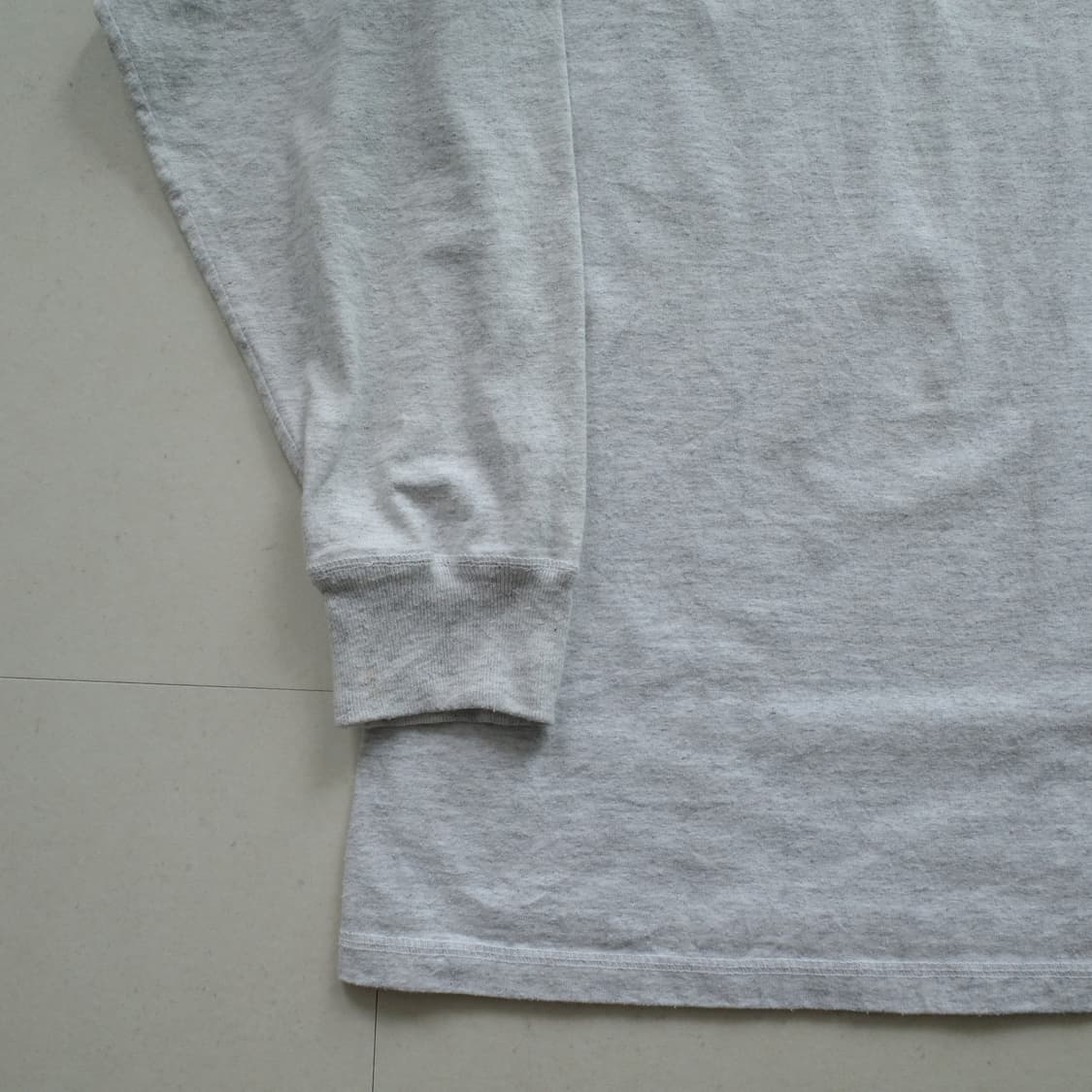90s USA 할리데이비슨 자수 헨리넥 긴팔티 (2XL)  상품이미지8