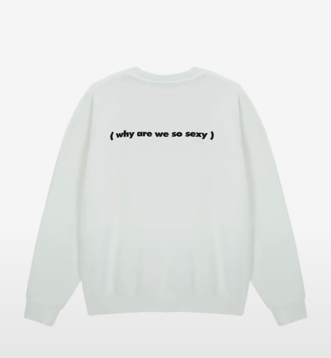 에즈이프 캘리 맨투맨 화이트  상품이미지3