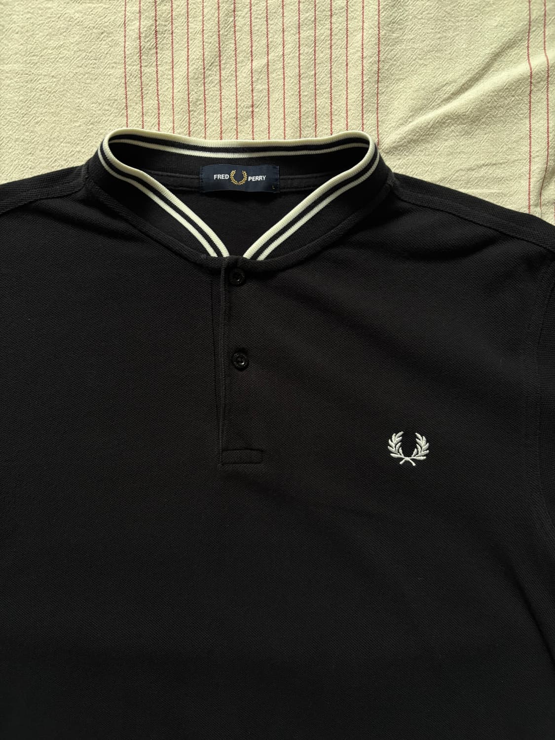 Fred perry 봄버 넥 카라티 상품이미지2