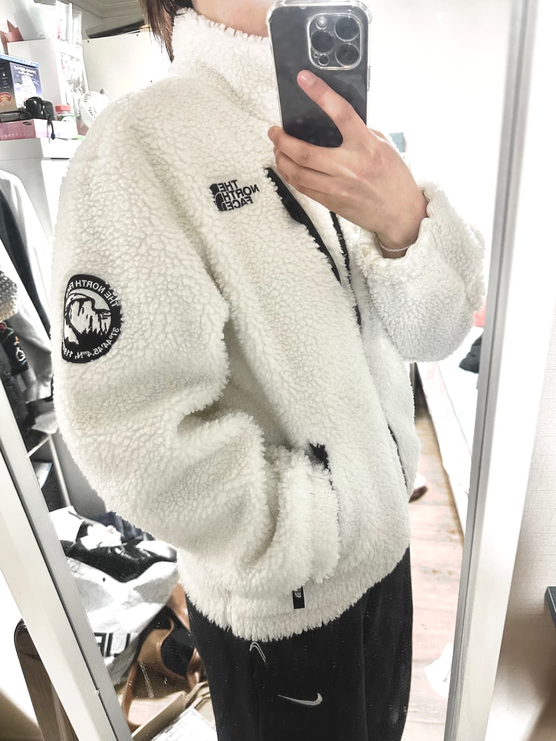 노스페이스 스노우시티 플리스 아이보리 90(S) 여성 후리스 상품이미지9