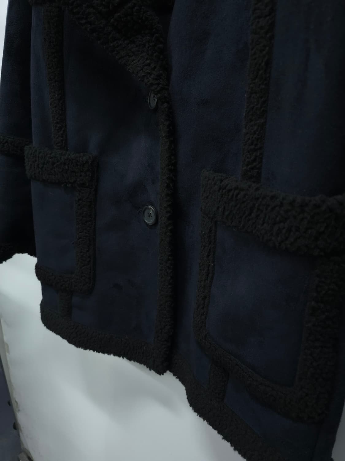 LAP(랩) 여성 무스탕 하프코트 S 상품이미지7