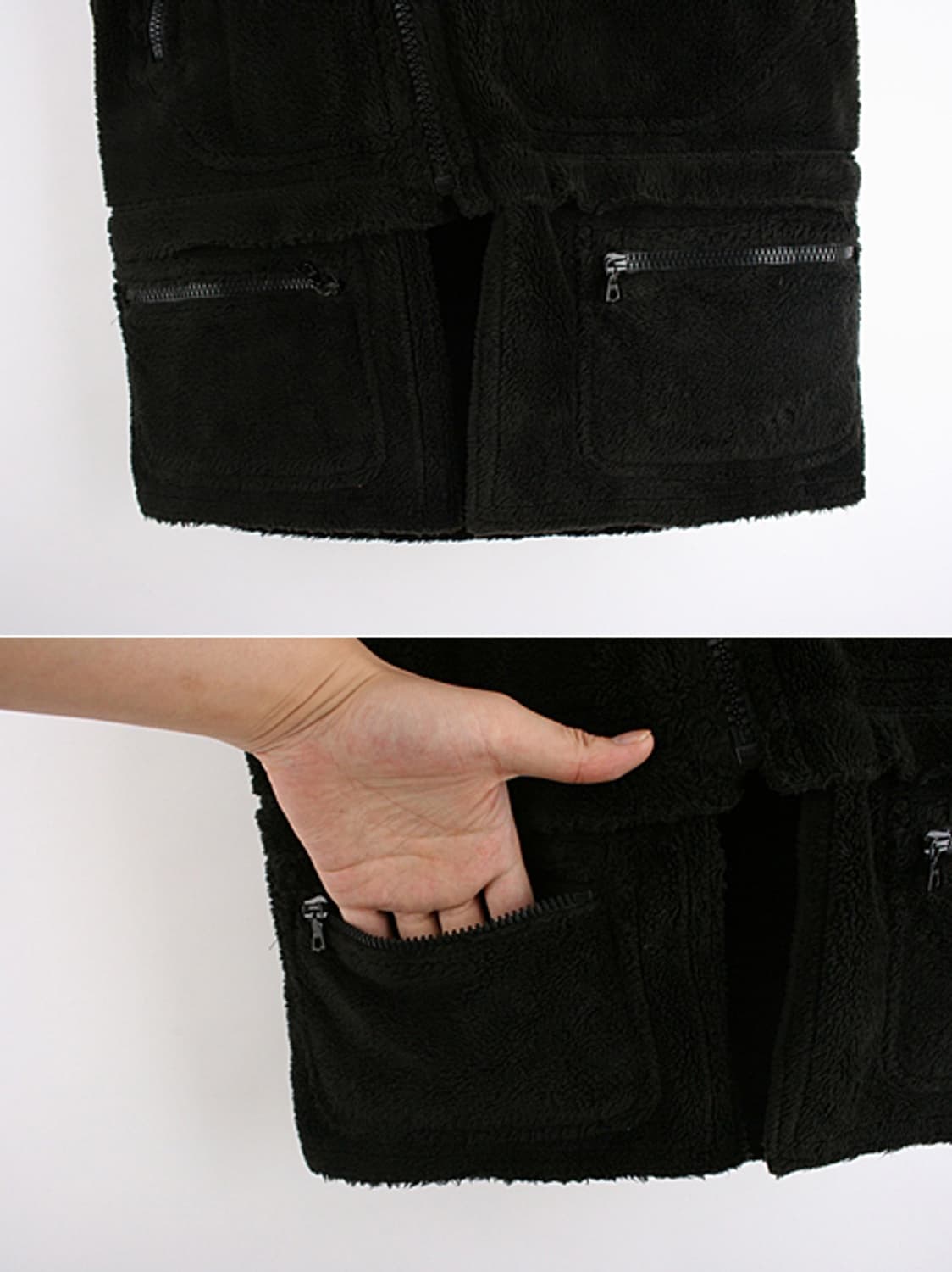 ROEN 로엔 후드 롱 베스트 상품이미지7