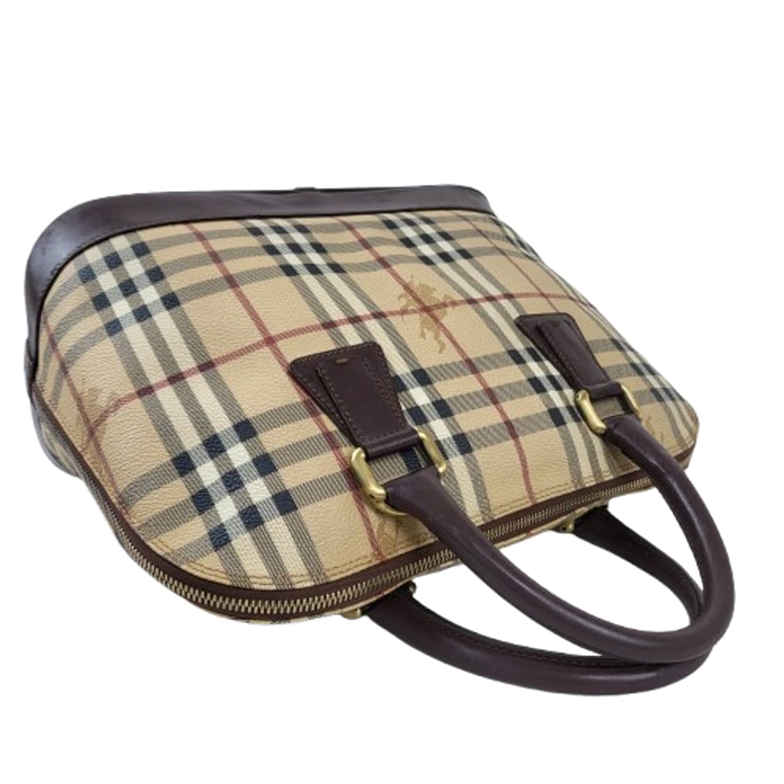 정품 버버리 헤이마켓 체크 토트백 상품이미지5