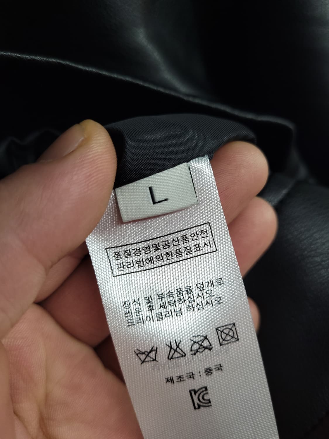 무드인사이드 투웨이 비건 레더 자켓 상품이미지7