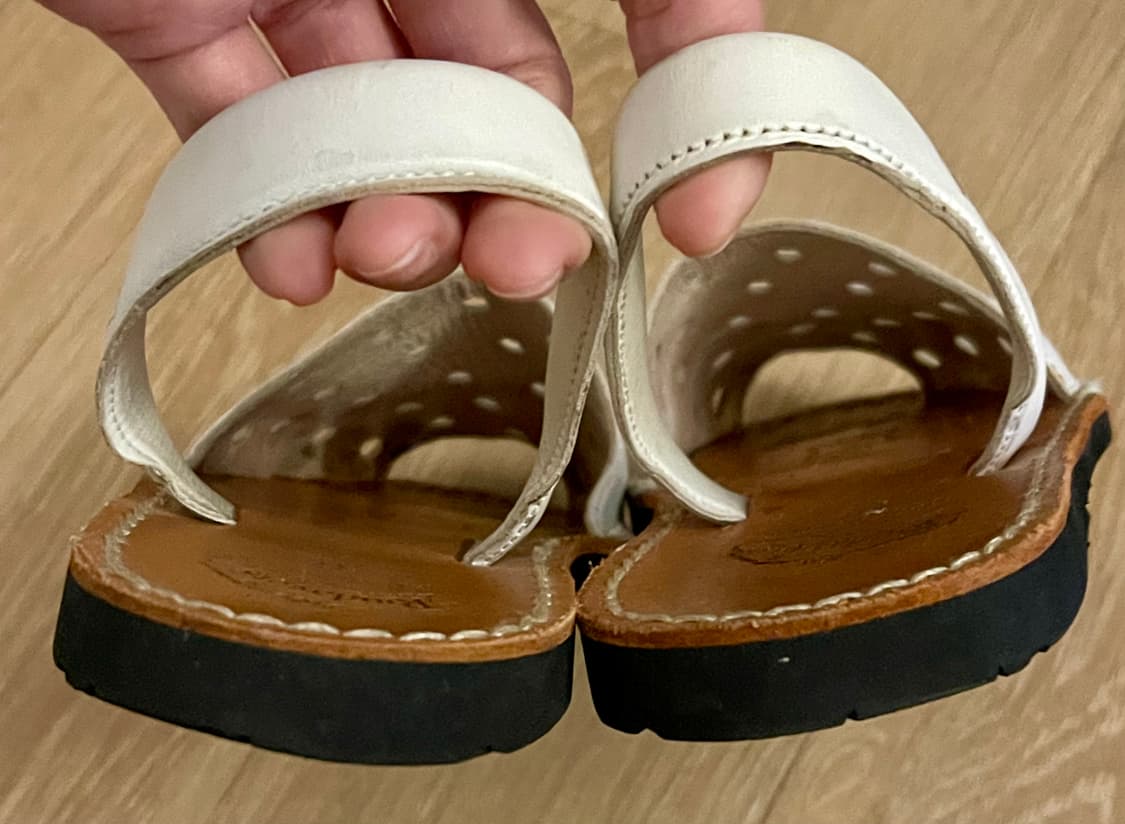 루다베츠 Riudavets 메노르카 아바르카 샌들 화이트/37사이즈 상품이미지3