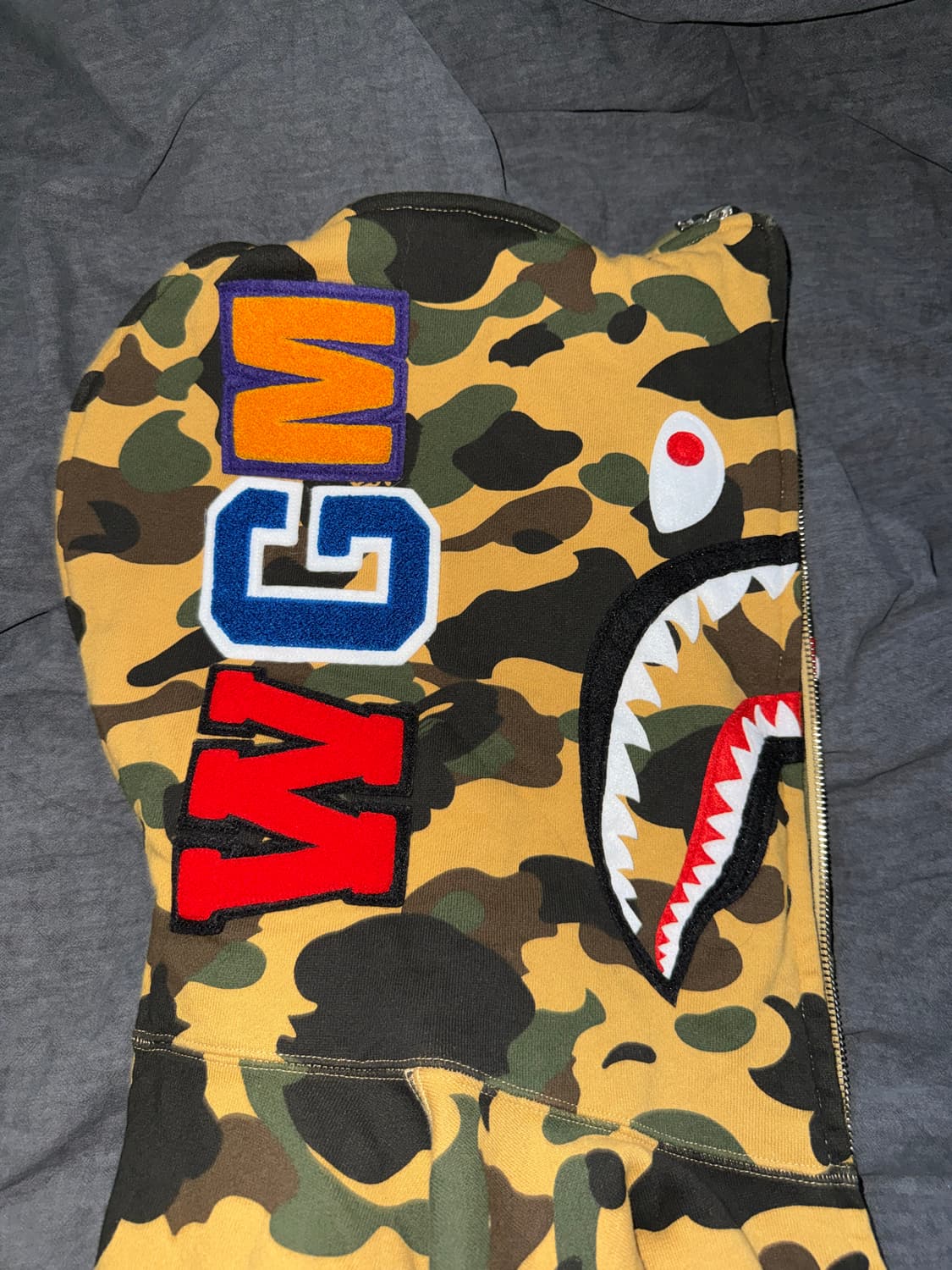 베이프 퍼스트 카모 샤크 후드집업 상품이미지6