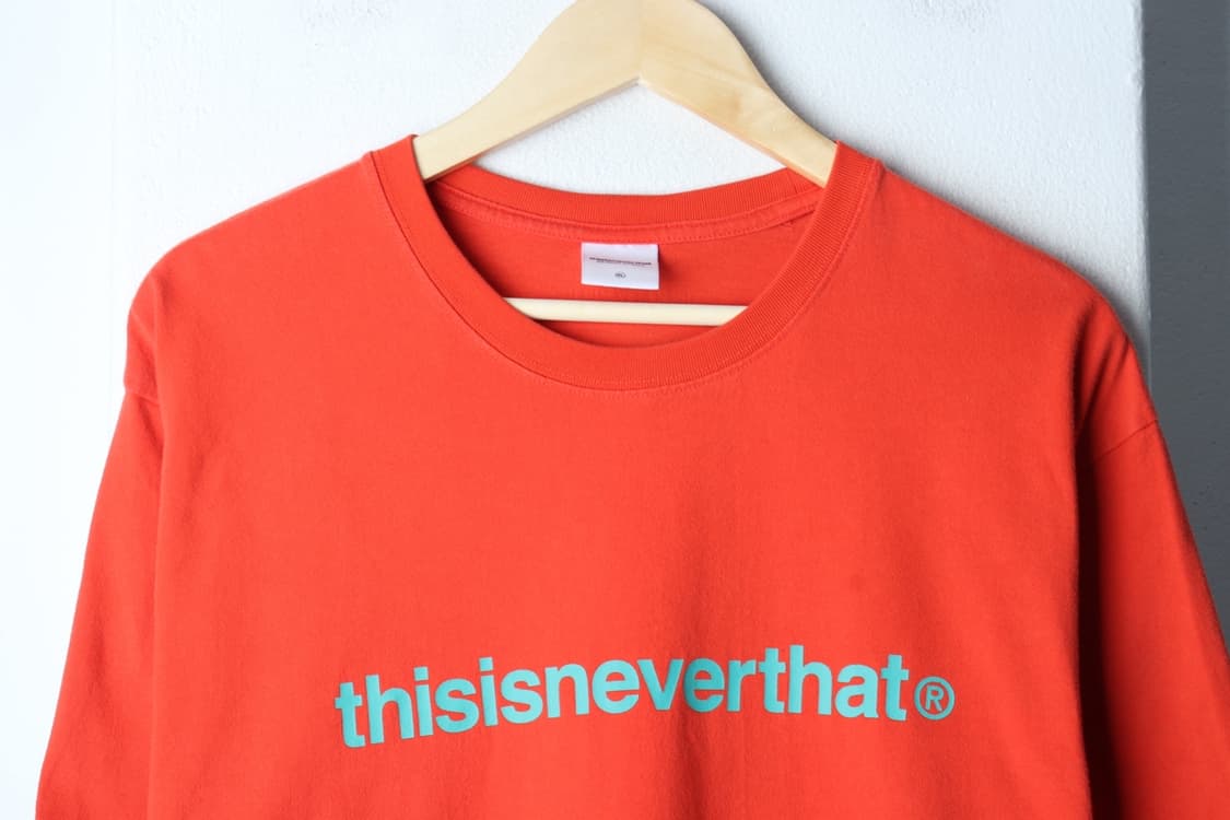 (XL-2XL) 디스이즈네버댓 반팔 티셔츠 빅사이즈 오렌지-H31059 상품이미지3