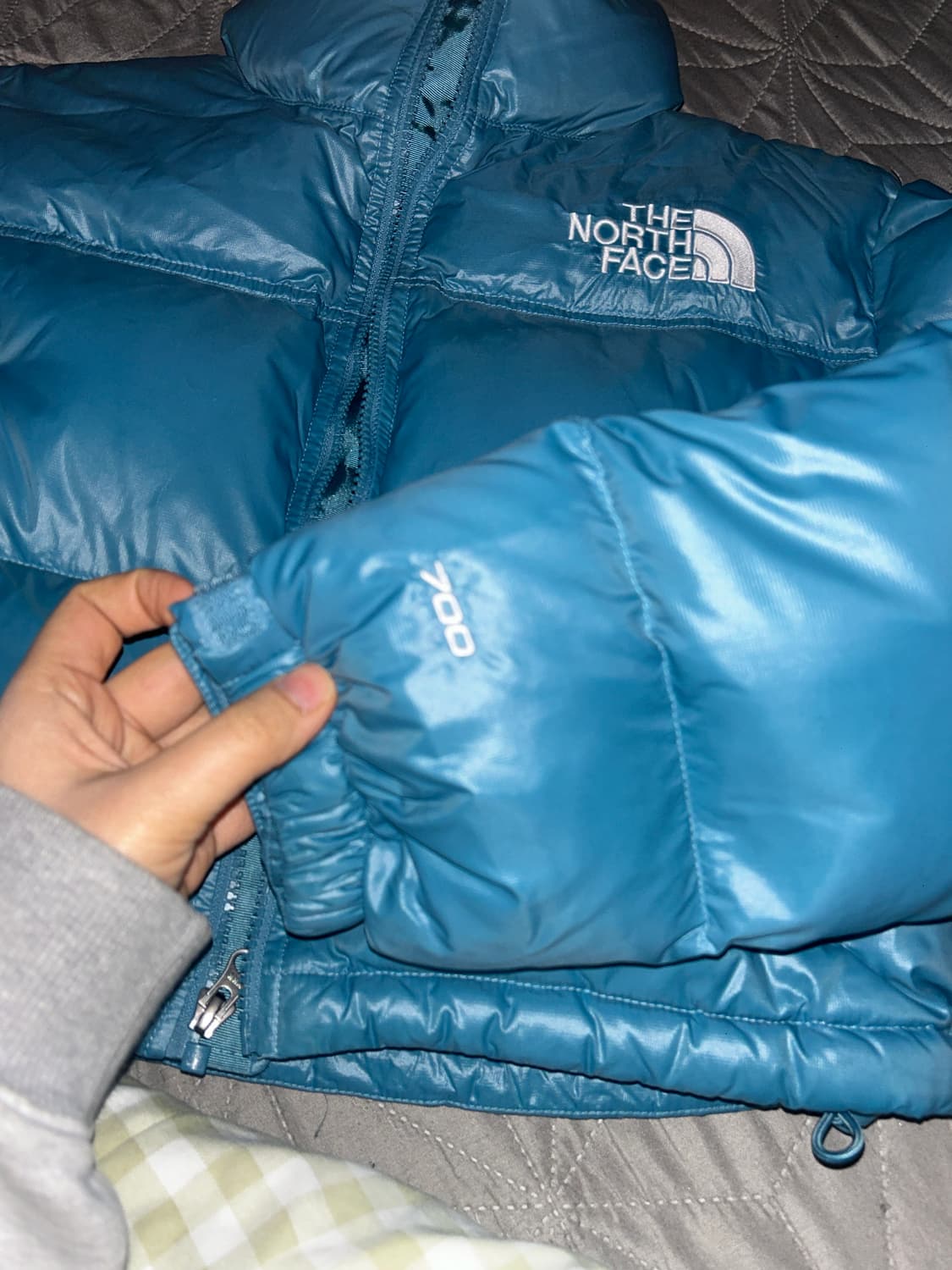 (W) 노스페이스 눕시 숏 자켓 스톰 블루 상품이미지2