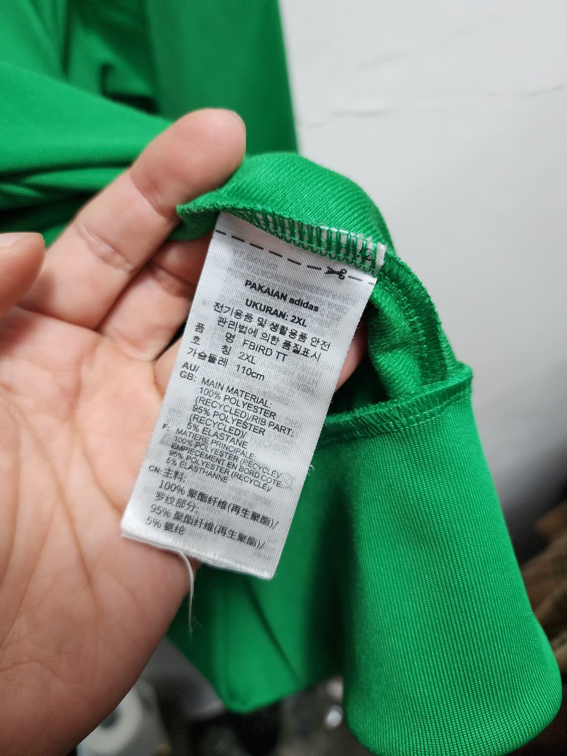 아디다스 파이어버드 삼선 트랙탑 2XL 상품이미지5