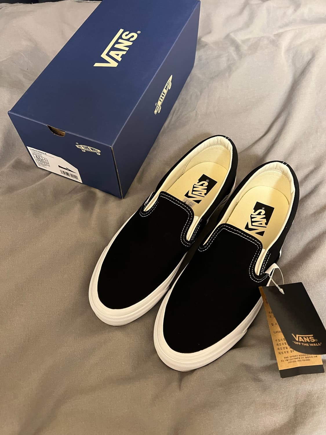 반스 슬립온 LX 44 프리미엄 블랙 265 새제품 상품이미지1