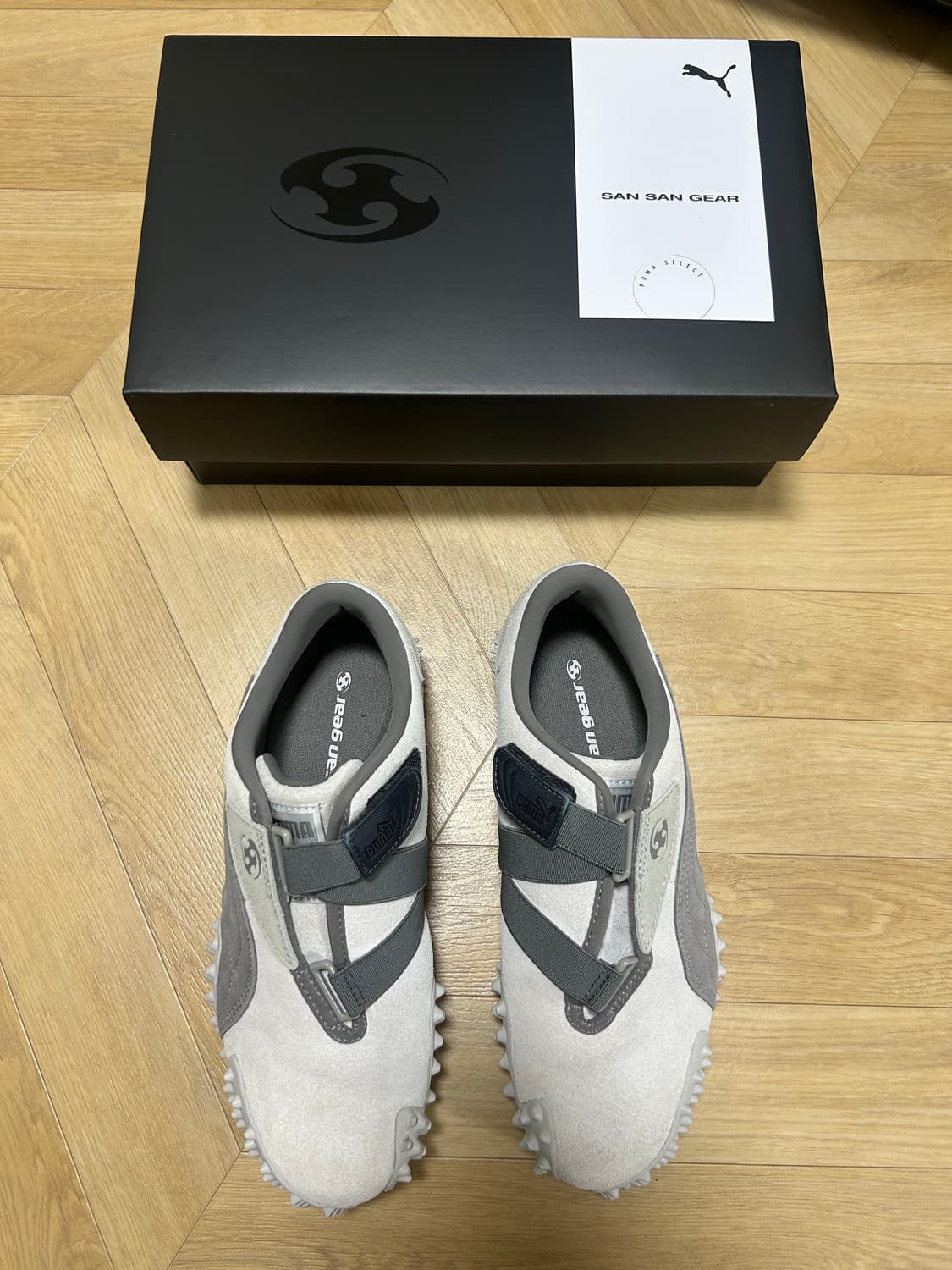 Sansan gear x puma 산산기어 퓨마 모스트로 그레이 상품이미지1